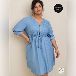 Torrid size 3 (22/24) Chambray Dress
